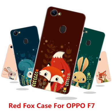 Cartoon Red Fox Case For OPPO