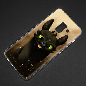 Toothless Train Your Dragon Silicone case for Samsung