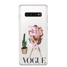 Load image into Gallery viewer, Phone Cover cartoon Super dad Hair Baby Mom Girl Case For Samsung