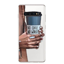 Load image into Gallery viewer, Phone Cover cartoon Super dad Hair Baby Mom Girl Case For Samsung