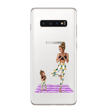 Load image into Gallery viewer, Phone Cover cartoon Super dad Hair Baby Mom Girl Case For Samsung