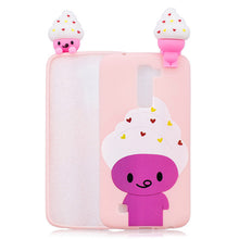 Load image into Gallery viewer, 3D Soft Silicone TPU Case For LG Cute Panda Owl Unicorn Phone Cases For LG