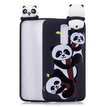 Load image into Gallery viewer, 3D Soft Silicone TPU Case For LG Cute Panda Owl Unicorn Phone Cases For LG