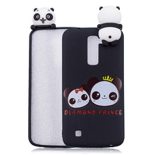 Load image into Gallery viewer, 3D Soft Silicone TPU Case For LG Cute Panda Owl Unicorn Phone Cases For LG